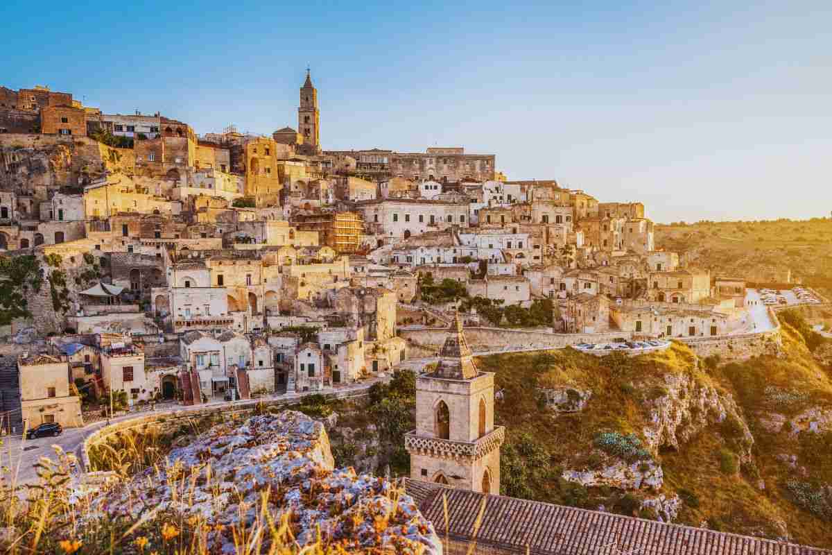 matera dall'alto
