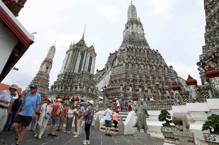 Un monumento della città di Bangkok