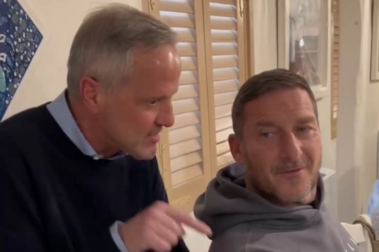 Francesco Totti a "L'Isola del Pescatore"