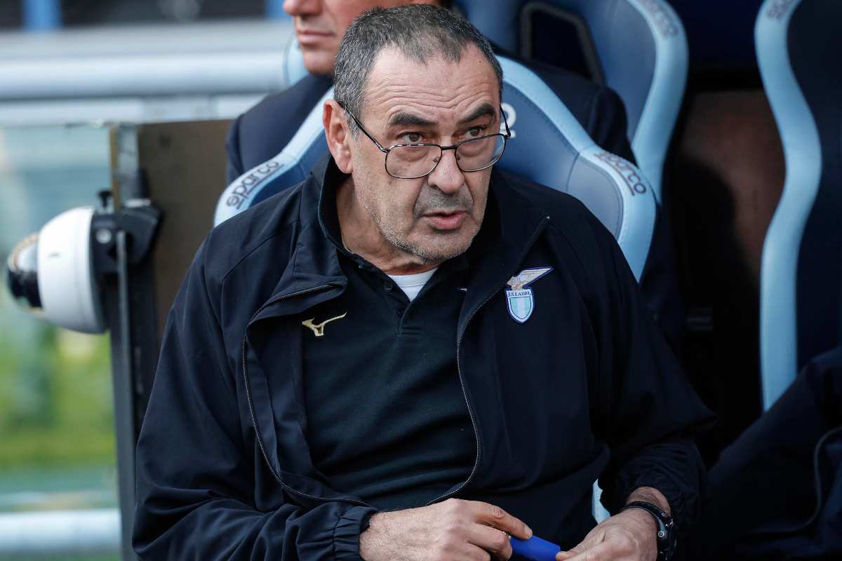 Maurizio Sarri pensieroso