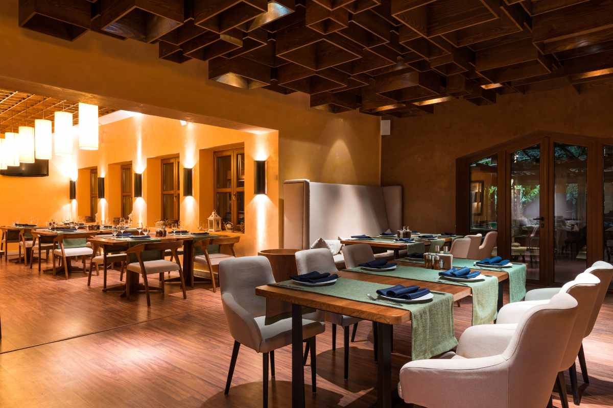 Sala interna di un ristorante