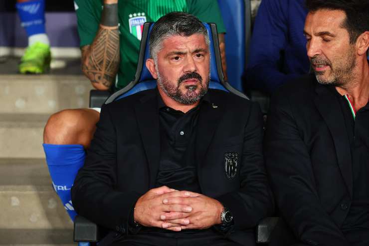 Gennaro Gattuso in panchina