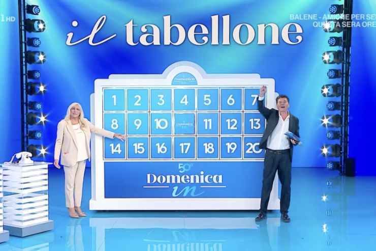 Teo Mammuccari e Mara Venier a Domenica In