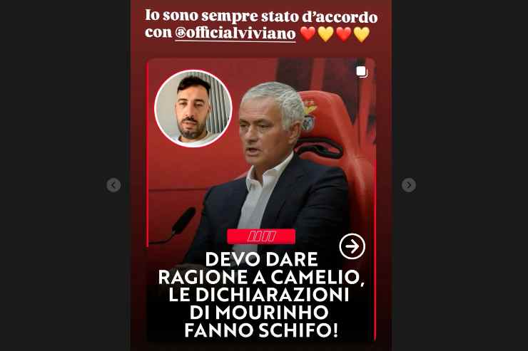Viviano su Mourinho