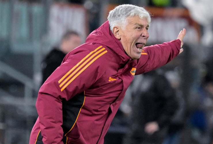 Gian Piero Gasperini urla e dà indicazioni