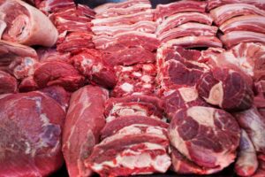 I tagli di vari pezzi di carne