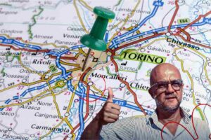 La cartina di Torino