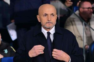 Luciano Spalletti in primo piano