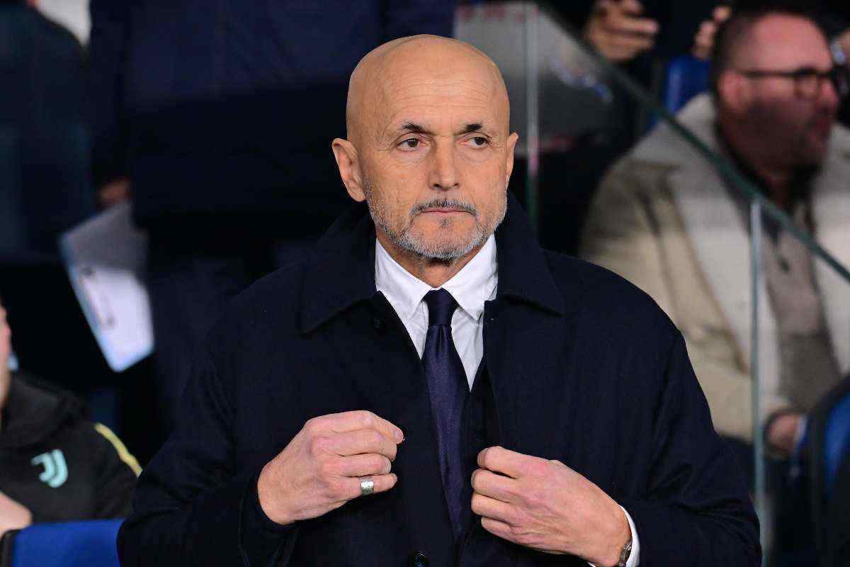 Luciano Spalletti in primo piano