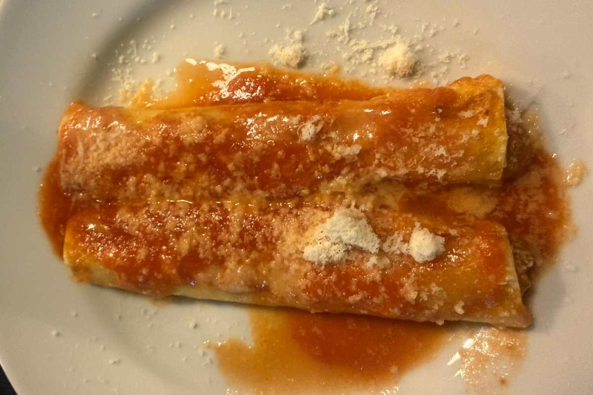 Un piatto di cannelloni