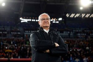 Claudio Ranieri in primo piano