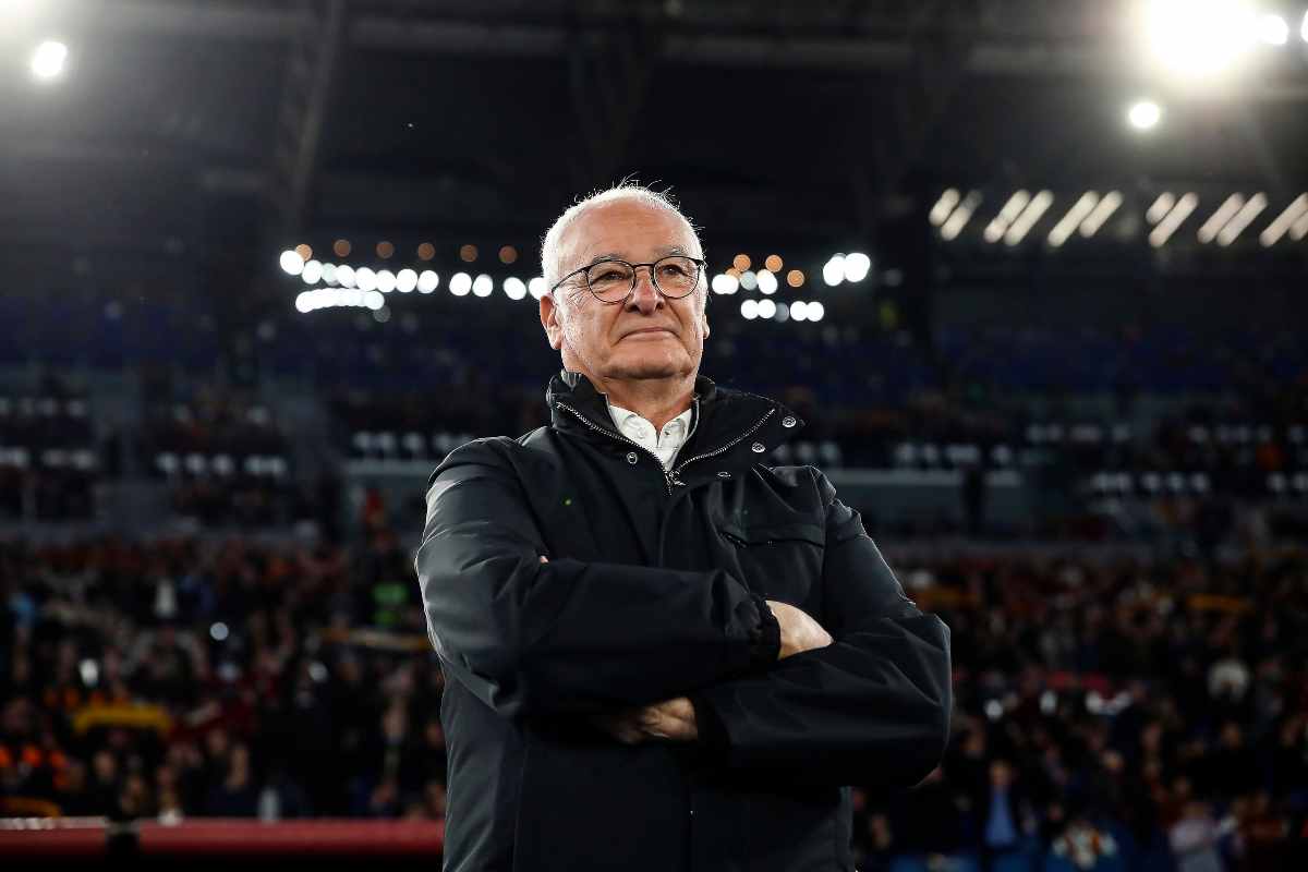 Claudio Ranieri in primo piano
