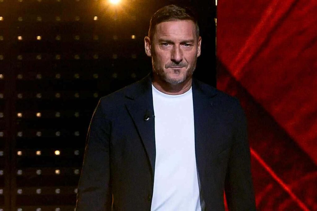 Francesco Totti in primo piano
