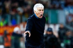 Gian Piero Gasperini urla alla squadra