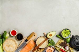 Una varietà di cibi