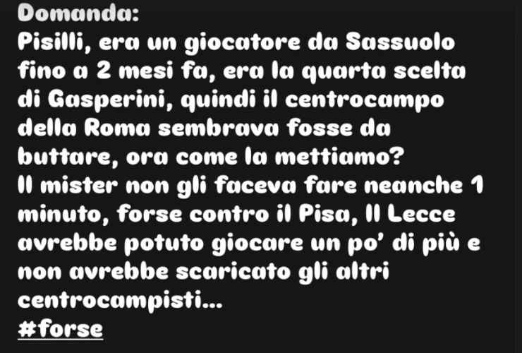 Il messaggio sui social di Camelio