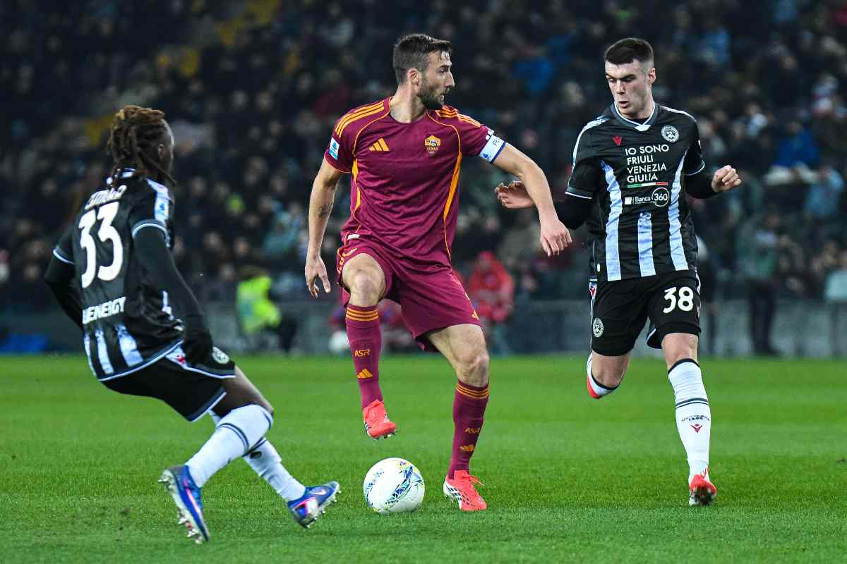 Bryan Cristante in azione 