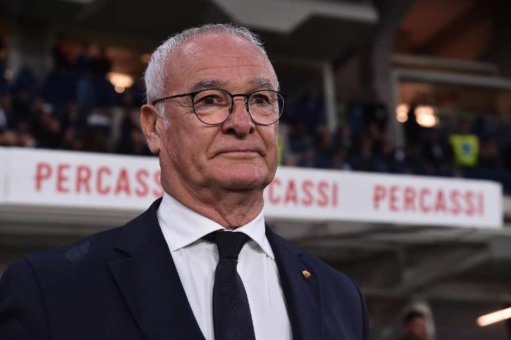 Claudio Ranieri in primo piano