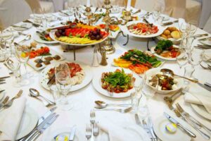 Una tavola imbandita