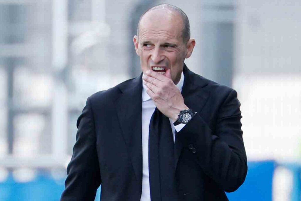 Max Allegri pensieroso