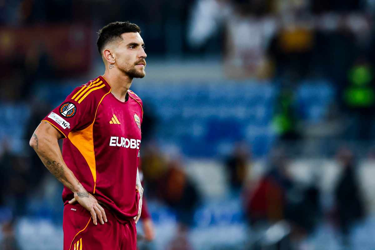 Lorenzo Pellegrini in primo piano