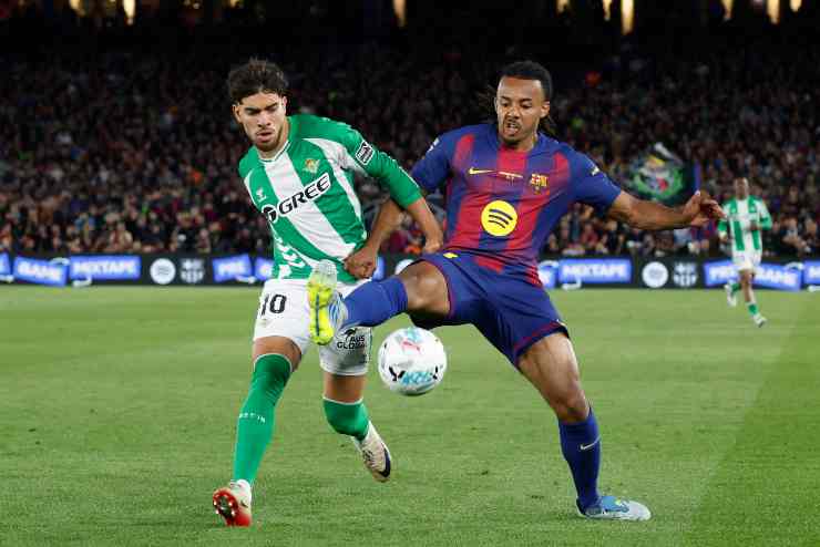 Ezzalzouli in azione contro il Barcellona