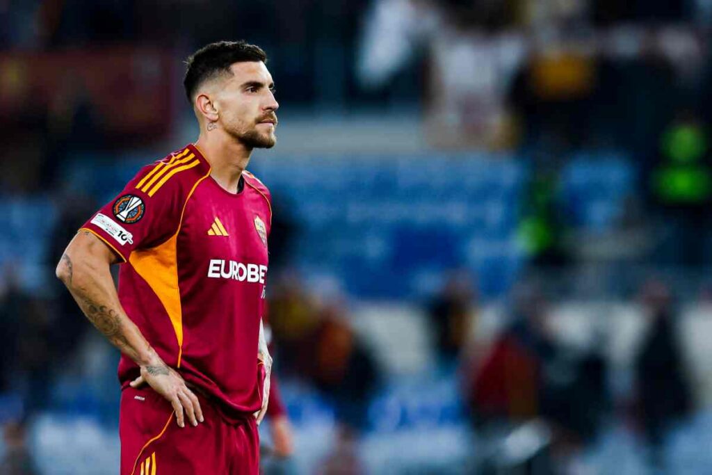 Lorenzo Pellegrini in primo piano