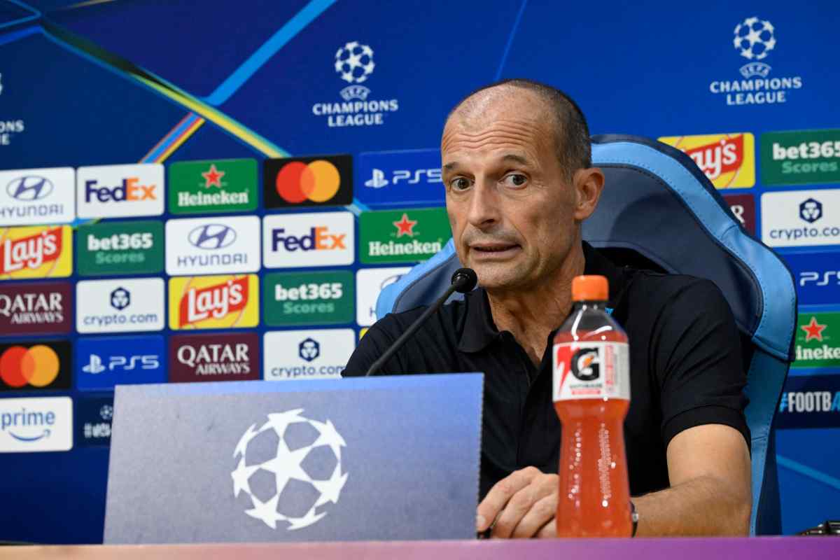Max Allegri in conferenza stampa